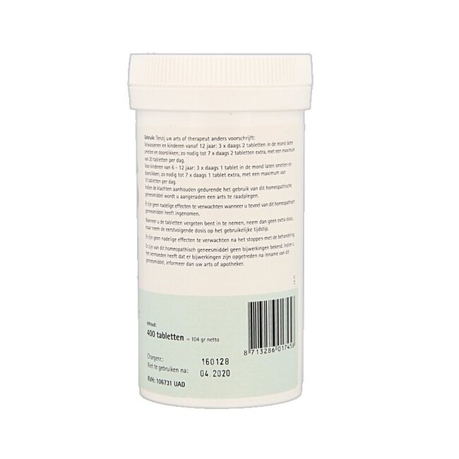 Lithium chloratum 16 D6 Schüssler 400 comprimés