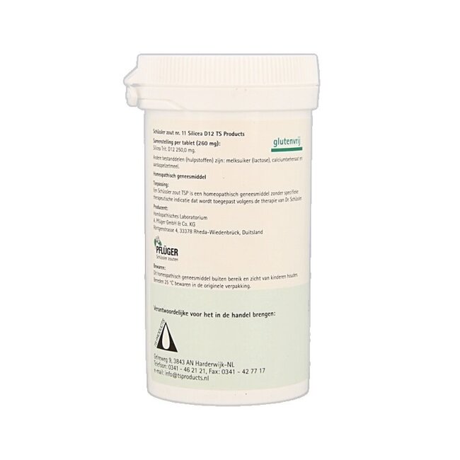 Silicea 11 D12 Schussler 400 comprimés