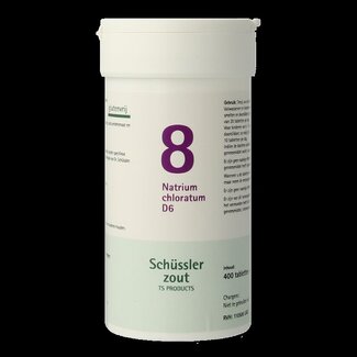 Pflüger Natrium chloratum 8 D6 Schüssler 400 comprimés