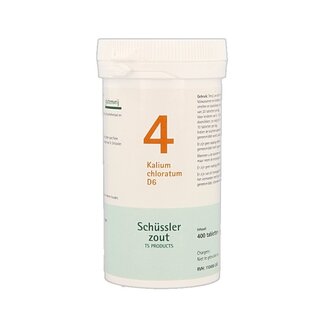 Pflüger Kalium chloratum 4 D6 Schussler 400 Tabletten