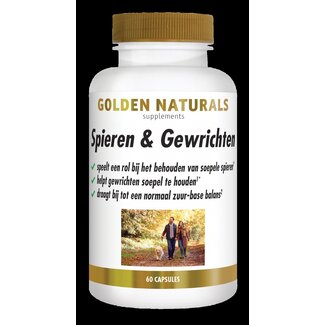 Golden Naturals Muscles et articulations 60 gélules