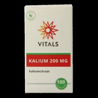 Vitals Kalium citraat 200 mg 100 Capsules