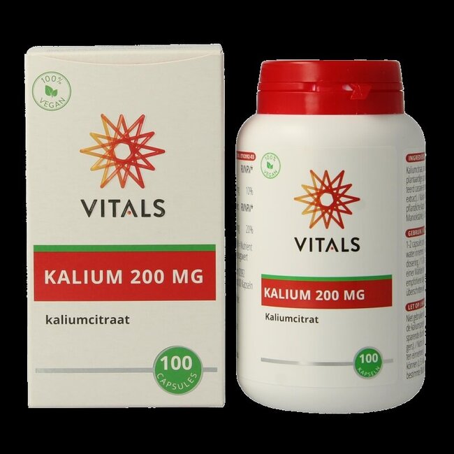 Kalium citraat 200 mg 100 Capsules