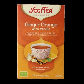 Yogi Tea Ginger orange vanilla bio 17 Zakjes
