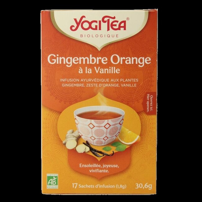 Ginger orange vanilla bio 17 Zakjes