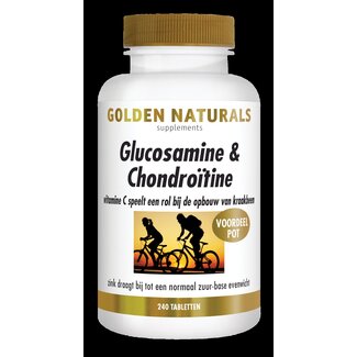 Golden Naturals Glucosamine & chondroitine 240 Tabletten
