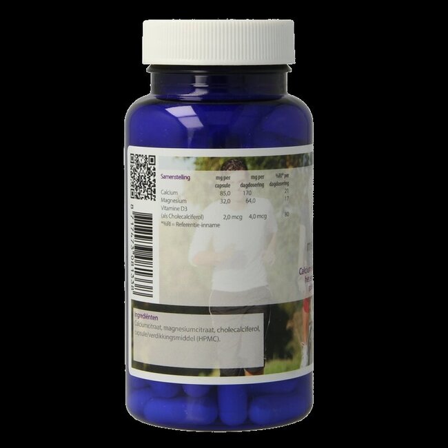Cal:Mag Calcium Magnesium 2:1met vitamine D3 90 Vegetarische capsules