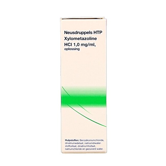 Neusdruppels HTP Xylometazoline HCl 1mg/ml 10 Milliliter