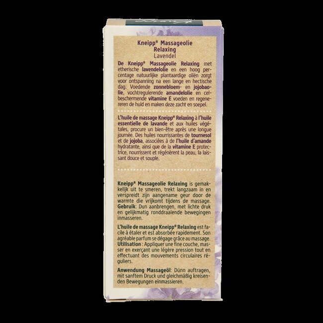 Relaxing massageolie lavendel mini 20 Milliliter