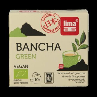 Lima Thé vert bancha bio 10 sachets