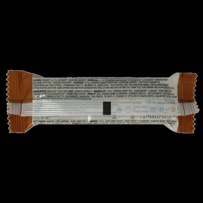 Barre de céréales aux amandes bio 40 g