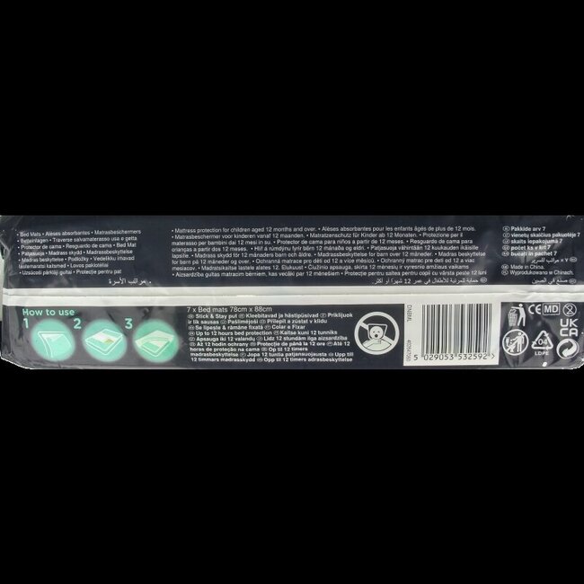 Alèses jetables DryNites 7 unités