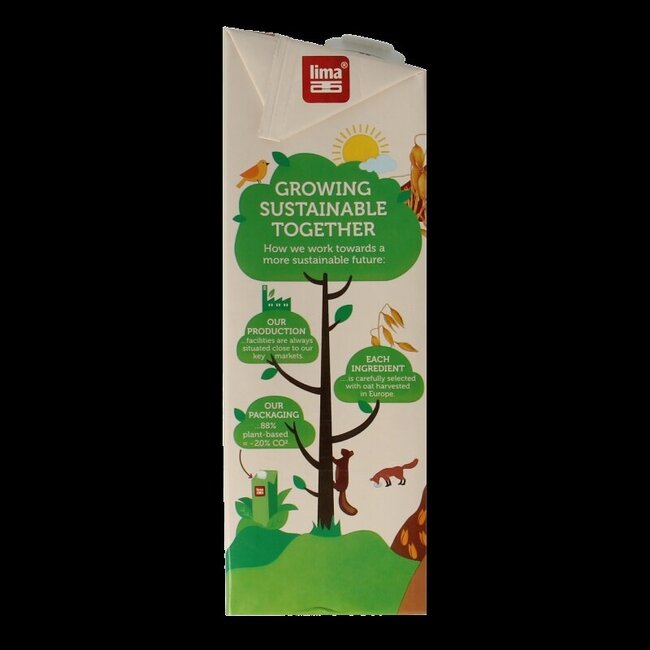 Boisson à l'avoine chocolat bio 1 litre