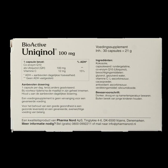 Bio active uniquinol Q10 100 mg 30 Capsules