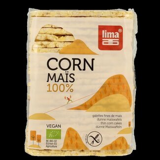 Lima Galettes de maïs fines rectangulaires bio 140 g