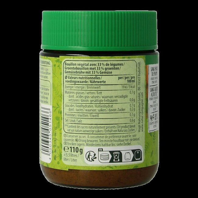 Bouillon de légumes en poudre bio 100 Grammes