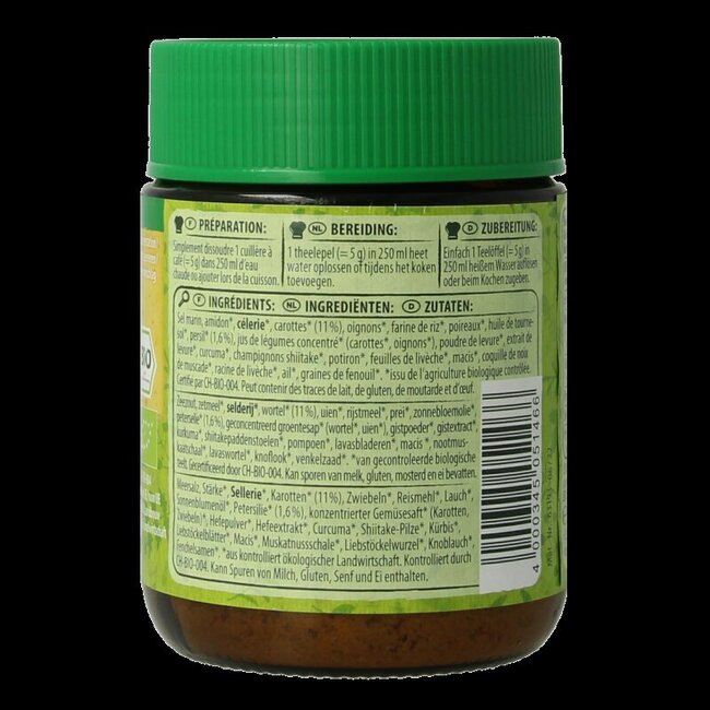 Groentebouillonpoeder bio 100 Gram