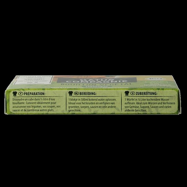 Groentebouillonblokjes met zout bio 84 Gram