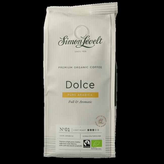 Cafe organico dolce snelfilter bio 250 Gram