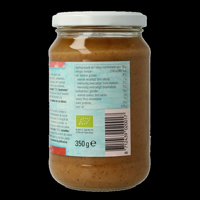 4 Noten pasta met zout bio 350 Gram