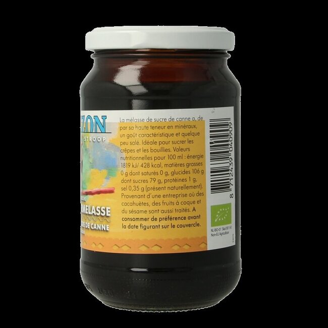 Mélasse de canne à sucre bio 450 g
