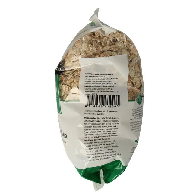 Flocons de 4 céréales bio 500 g