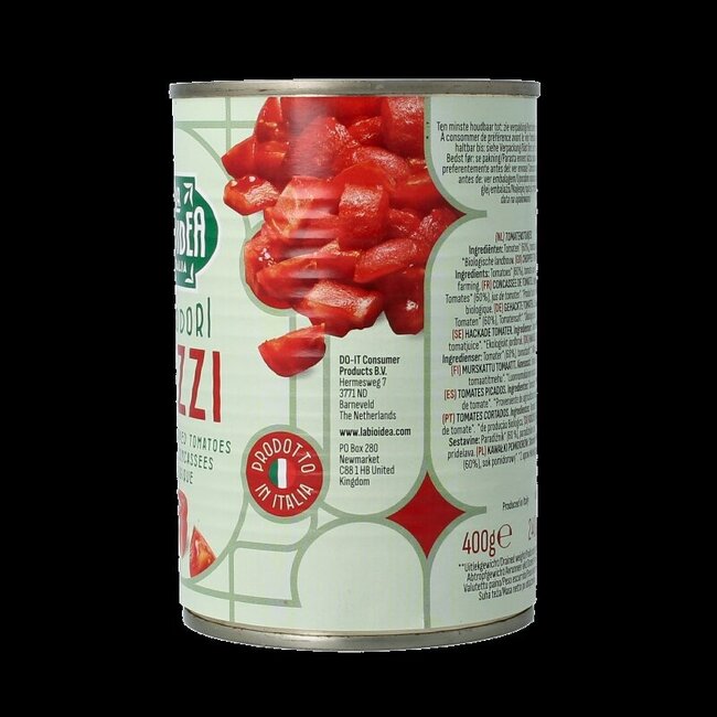Dés de tomates en conserve bio 400 g