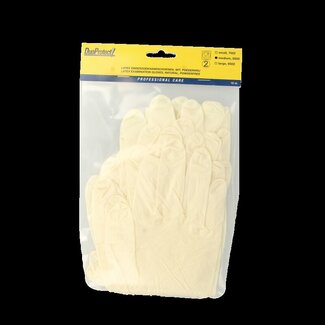 Duoprotect Gants en latex sans poudre taille M, 10 pièces