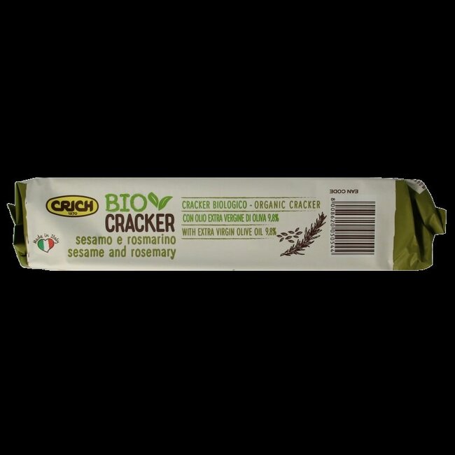Crackers sesam rozemarijn bio 250 Gram