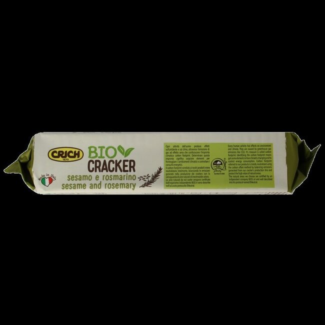 Crackers sesam rozemarijn bio 250 Gram