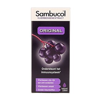Sambucol Sirop de sureau original 230 millilitres