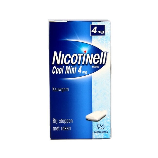 Kauwgom cool mint 4mg 96 Stuks