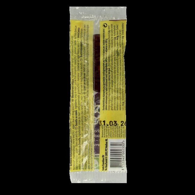 Cassis lollie bio 1 Stuks