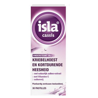 Isla Cassis keelpastille 30 Pastilles
