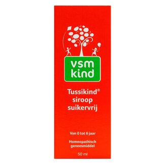VSM Tussikind siroop suikervrij 50 Milliliter