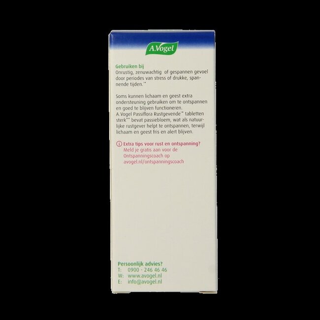 Passiflora rustgevende tabletten sterk 30 Tabletten