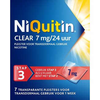 Niquitin Stap 3 7mg 7 Stuks