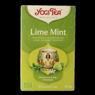 Yogi Tea Lime mint bio 17 Zakjes