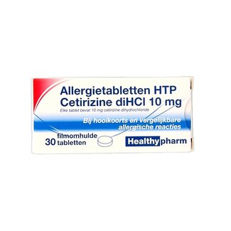Healthypharm Cetirizine diHCl 10mg 30 Tabletten