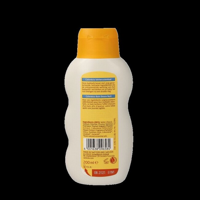 Bain relaxant à la Calendula pour bébé 200 ml