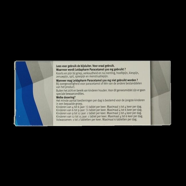 Paracétamol 500 mg 50 comprimés