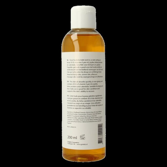 Vitamine E huidolie 200 Milliliter