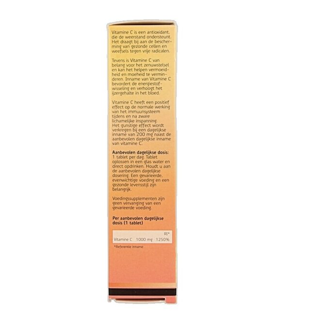 Comprimés effervescents vit. C abricot-orange duopack 40 comprimés