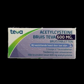 Teva Acétylcystéine 600 mg 7 comprimés effervescents