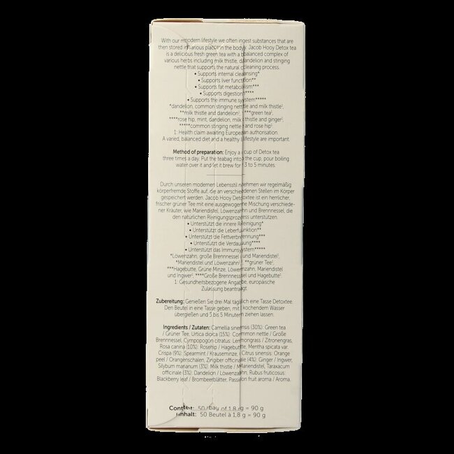 Sachets de thé détox 50 sachets