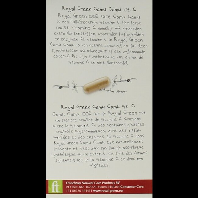 Camu camu vitamine C 120 Vegetarische capsules