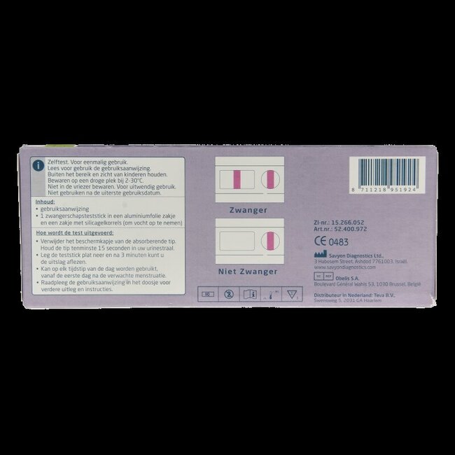 Zwangerschapstest ultra sensitive 1 Stuks