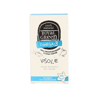 Royal Green Omega 3 visolie 60 Softgels