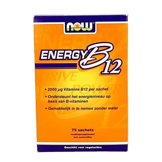 NOW Énergie B12 2000mcg 75 Sachets