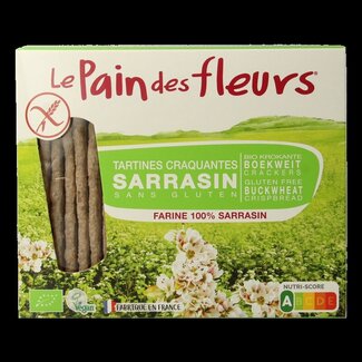Pain Des Fleurs Boekweit crackers bio 150 Gram
